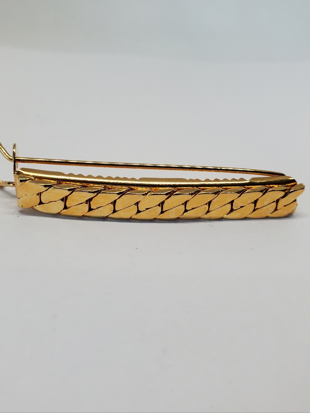 Vintage Kirks Folly Gold Tone Chain Link Hair Clip